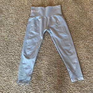 Ryderware, like new, size large, powder blue workout leggings